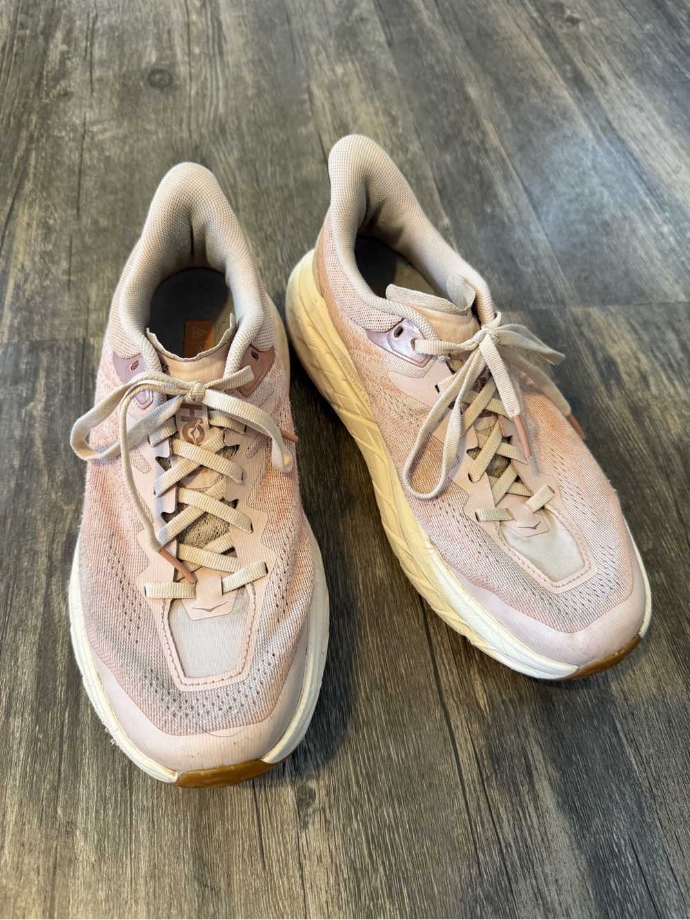 Hoka Women's Pale Pink Running Shoes